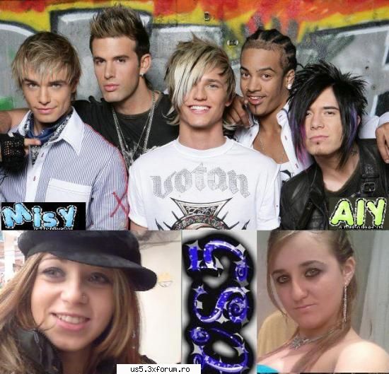 me & my sis:) :d 
hi noi pe site si dupa cum se vede poza suntem fan us5...in special richie & chris